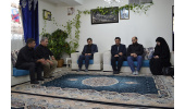 دیدار رییس جهاددانشگاهی فارس با خانواده شهید حادثه حرم شاهچراغ(ع)