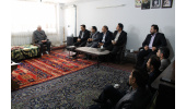 دیدار اعضای جهاددانشگاهی اردبیل با خانواده شهید عظیمی