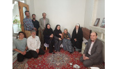 دیدار رئیس و اعضای جهاددانشگاهی استان سمنان با خانواده «شهید مصطفی بخشی غلامی»