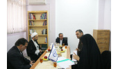 بازدید معاون اجتماعی و پیشگیری از وقوع جرم دادگستری کل استان قم از مرکز آموزش های ازدواج جهاددانشگاهی