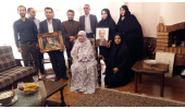 دیدار مسوولان جهاددانشگاهی البرز با خانواده شهیدان جانباز "حافظ"