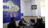 حضور مدیر کل اوقاف و امور خیریه استان یزد در این خبرگزاری