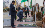 مراسم تجدید میثاق با شهدا در جهاددانشگاهی استان مرکزی برگزار شد