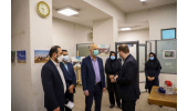 بازدید رییس سازمان مدیریت و برنامه‌ریزی استان از سازمان جهاددانشگاهی خوزستان